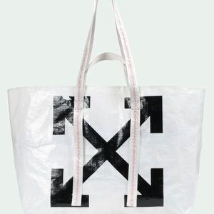 Off white shopper tote